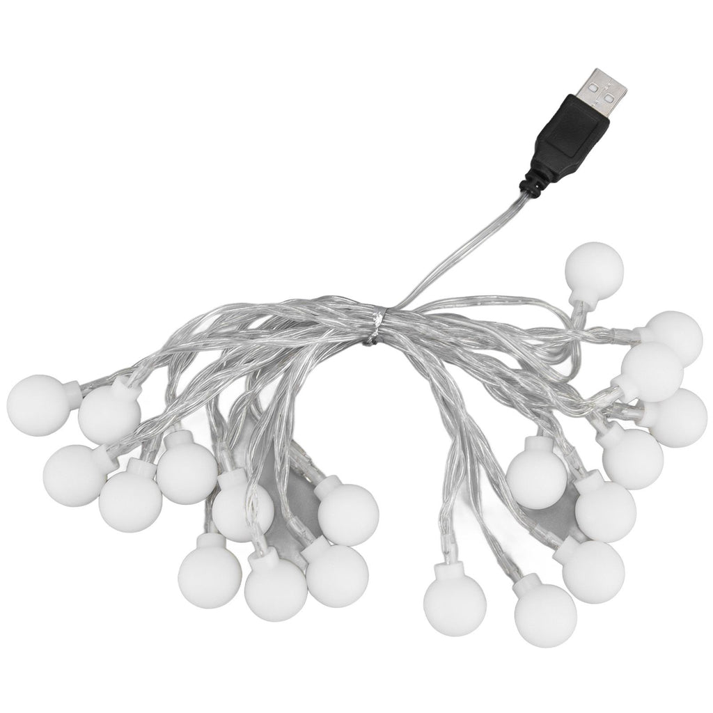 3 M 20LED String Lights LED Globe Outdoor Indoor String Lights for Girls Room Decoration Festive Birthday USB Power Supply