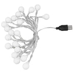 3 M 20LED String Lights LED Globe Outdoor Indoor String Lights for Girls Room Decoration Festive Birthday USB Power Supply