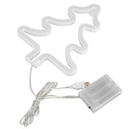 Led Light Sign Green Christmas Trees Safe Stable Unique Shape Wide Application Neon Light for Bedroom Bar Party