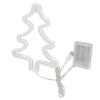 Led Light Sign Green Christmas Trees Safe Stable Unique Shape Wide Application Neon Light for Bedroom Bar Party