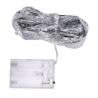 13.12ft LED Christmas Ribbon Light Waterproof Christmas Tree Decorative Light Silver Light RibbonColorful Light