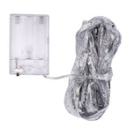13.12ft LED Christmas Ribbon Light Waterproof Christmas Tree Decorative Light Silver Light RibbonColorful Light