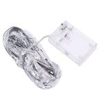 13.12ft LED Christmas Ribbon Light Waterproof Christmas Tree Decorative Light Silver Light RibbonColorful Light