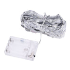 13.12ft LED Christmas Ribbon Light Waterproof Christmas Tree Decorative Light Silver Light RibbonColorful Light