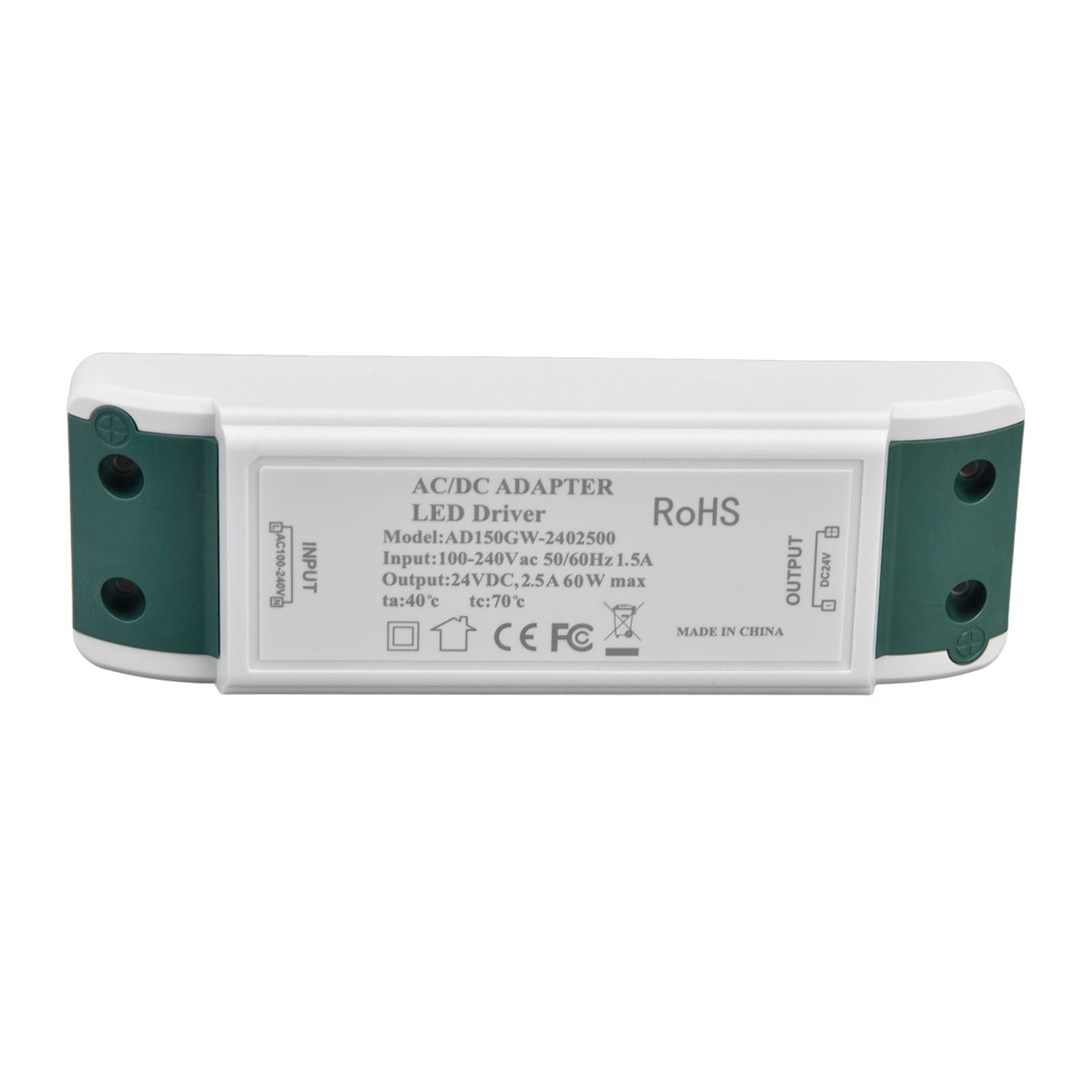 LED Driver Short Circuit Overcurrent Protection Lightweight Portable Constant Current LED Drive AC100‑240V