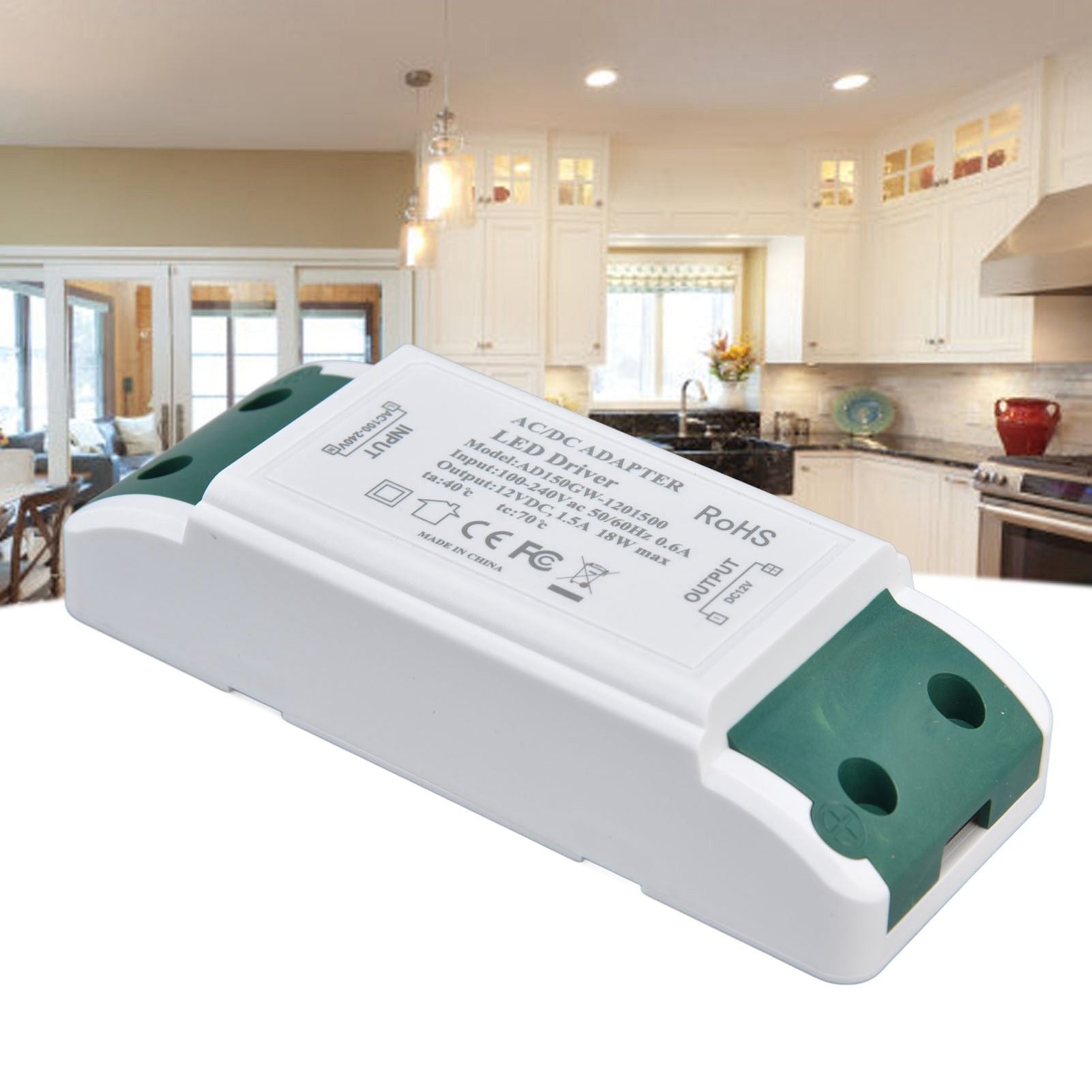 LED Driver Constant Current Power Supply Transformer for LED Flexible Strip Light AC100‑240V