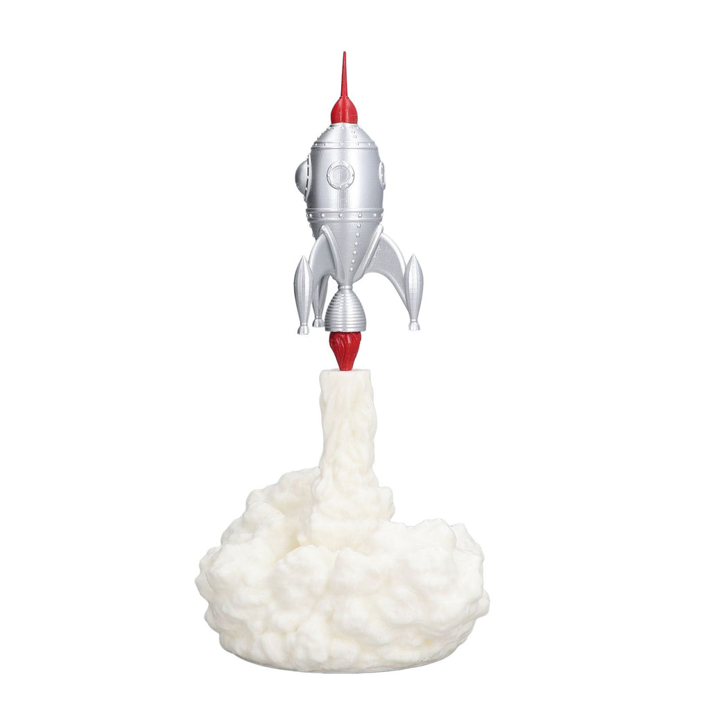 3D Rocket Lights Children's Accompanying Lights New Strange Lights 3D Printing Night Lights Bedroom Decoration
