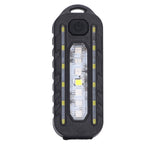 Multifunction Red Blue Warning Light USB Charging Tail Light LED Waterproof Shoulder Lamp