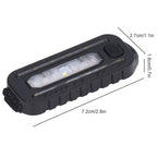Multifunction Red Blue Warning Light USB Charging Tail Light LED Waterproof Shoulder Lamp