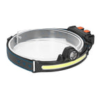 XPG COB Induction Headlamp Type C Rechargeable Outdoor LED Head Torch with Built in Battery