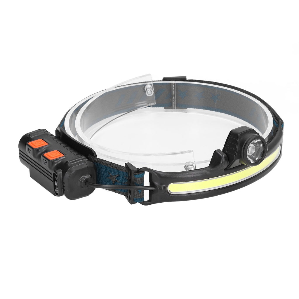 XPG COB Induction Headlamp Type C Rechargeable Outdoor LED Head Torch with Built in Battery