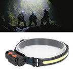 LED Headlight Multifunctional Induction Headlamp 3 Mode COB Outdoor Waterproof Head Flashlight