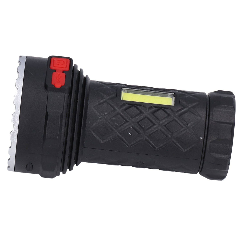 LED Flashlight High Brightness Four Lighting Modes Ergonomic Compact Portable USB Rechargeable Torch
