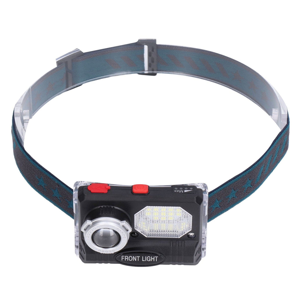 LED Headlight Multifunctional Induction Headlamp USB Charging Outdoor Waterproof Head Flashlight