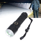 Rechargeable Flashlights USB Charging 5 Levels IPX4 Waterproof Wide Illumination Range Handheld Flashlight for Home