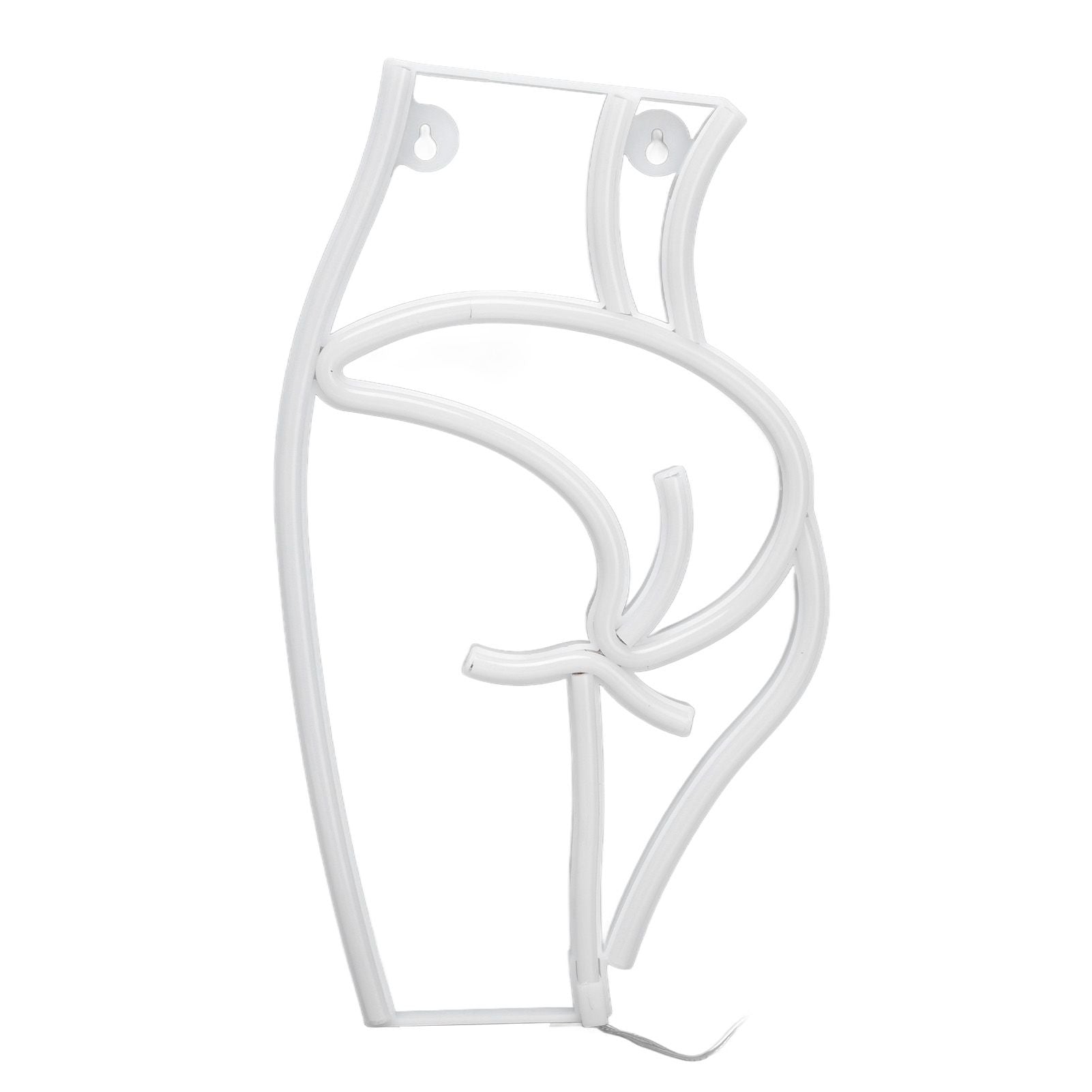 Neon Light Female Model Interesting Shape Dual Power Supply Easy Carry LED Night Light for Bar KTVPink Light