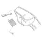Neon Light Female Model Interesting Shape Dual Power Supply Easy Carry LED Night Light for Bar KTVPink Light