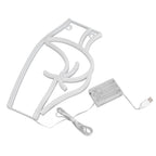 Neon Light Female Model Interesting Shape Dual Power Supply Easy Carry LED Night Light for Bar KTVPink Light