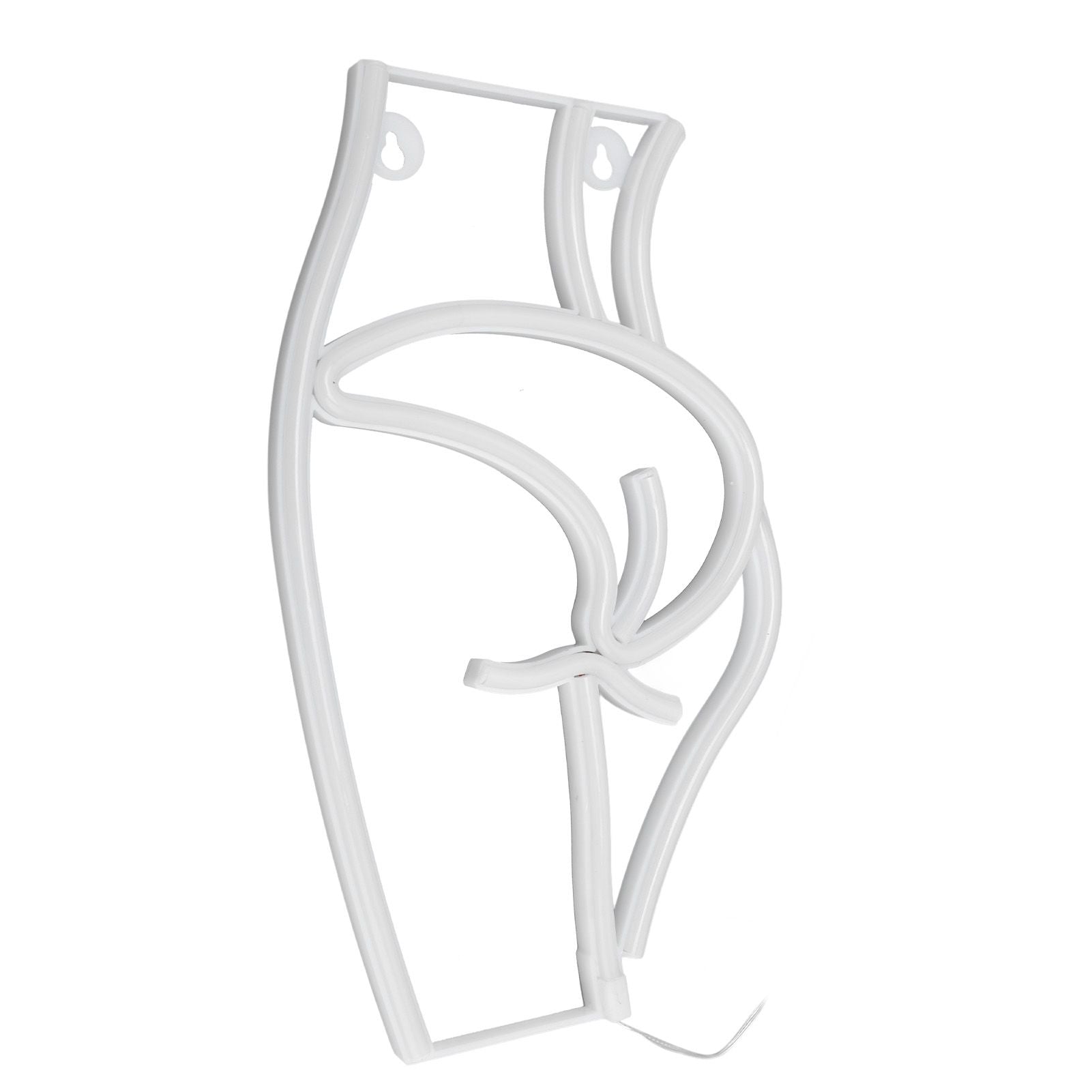 Neon Light Female Model Interesting Shape Dual Power Supply Easy Carry LED Night Light for Bar KTVPink Light