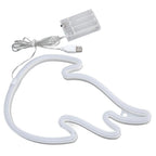 Flame Neon Sign Dual Power Supply Flame Neon Light for Wall Decor Bedroom Gaming Room SetupRed