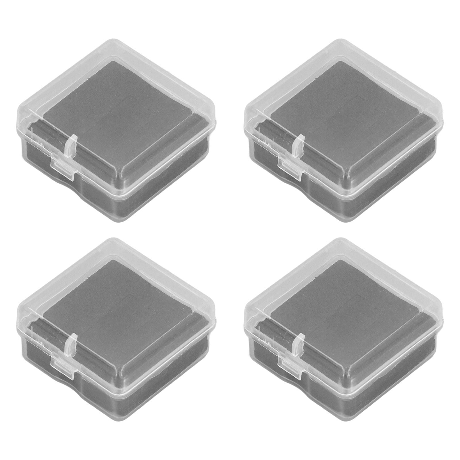 10PCS 4x4x2cm Lamp Holder Storage Box Portable Jewelry Storage Box Small Parts Medicine Storage Container