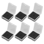 10PCS 4x4x2cm Lamp Holder Storage Box Portable Jewelry Storage Box Small Parts Medicine Storage Container
