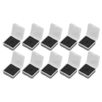 10PCS 4x4x2cm Lamp Holder Storage Box Portable Jewelry Storage Box Small Parts Medicine Storage Container