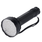 UV Flashlight 100 LED Beads 395nm Easy Use Excellent Performance Anti Slip Treatment Fluorescent Detection Supplies