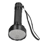 UV Flashlight 100 LED Beads 395nm Easy Use Excellent Performance Anti Slip Treatment Fluorescent Detection Supplies