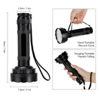 UV Flashlight 100 LED Beads 395nm Easy Use Excellent Performance Anti Slip Treatment Fluorescent Detection Supplies
