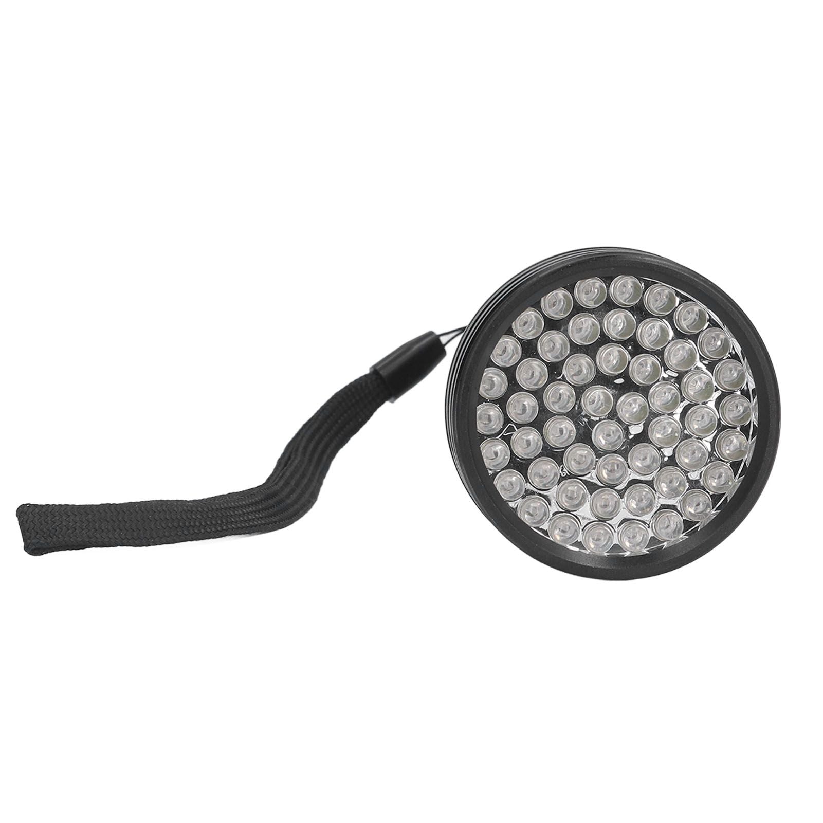 UV Flashlight 51 LED 395nm Waterproof Large Irradiation Range Excellent Performance Fluorescent Detection Supplies