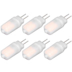 6pcs G4 LED Bulb 12V 360° Luminescence 360° Heat Dissipation Low Power Consumption General Standard Interface Bulbs 3WWarm White