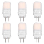 6pcs G4 LED Bulb 12V 360° Luminescence 360° Heat Dissipation Low Power Consumption General Standard Interface Bulbs 3WWarm White