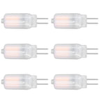 6pcs G4 LED Bulb 12V 360° Luminescence 360° Heat Dissipation Low Power Consumption General Standard Interface Bulbs 3WWarm White