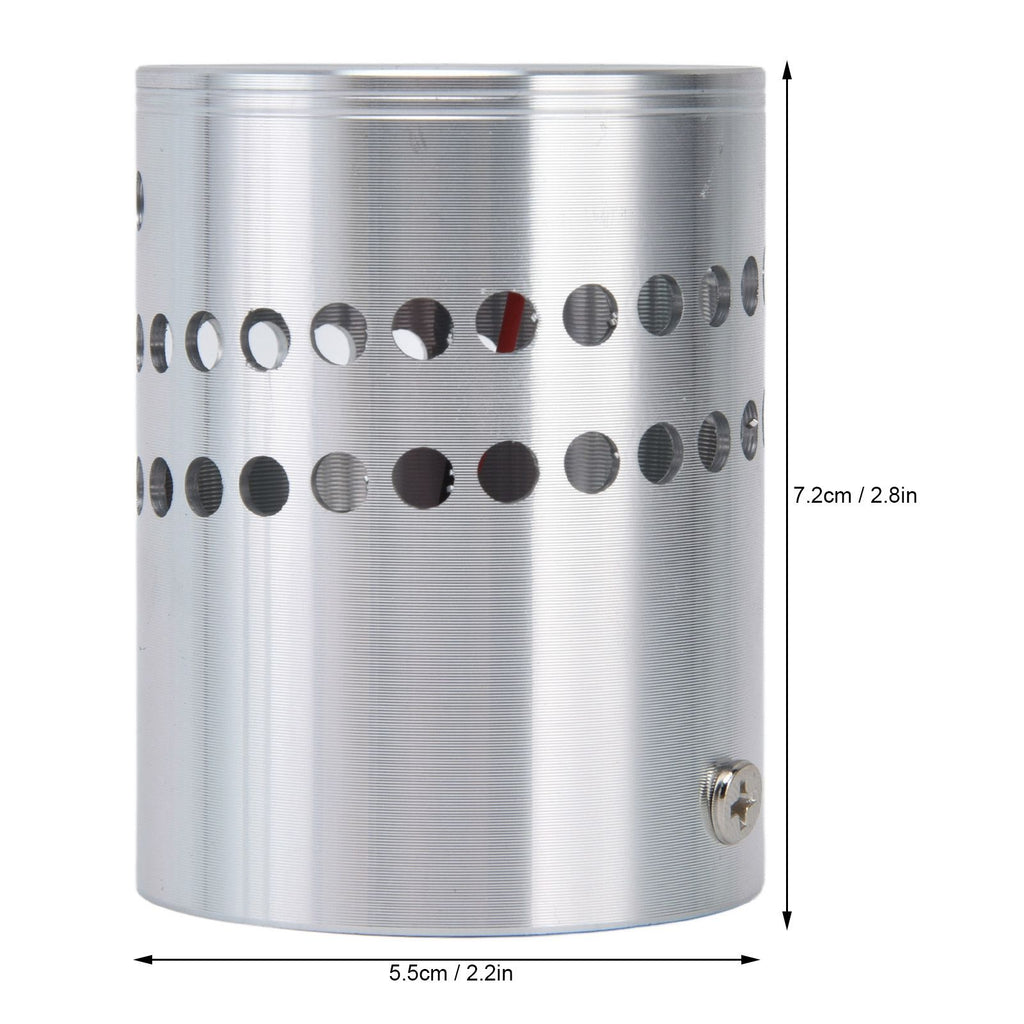 LED Aluminum Spiral Hole Wall Light Corrosion Resistance 3W Dimmable Spiral Lamp for Porch Living RoomPurple