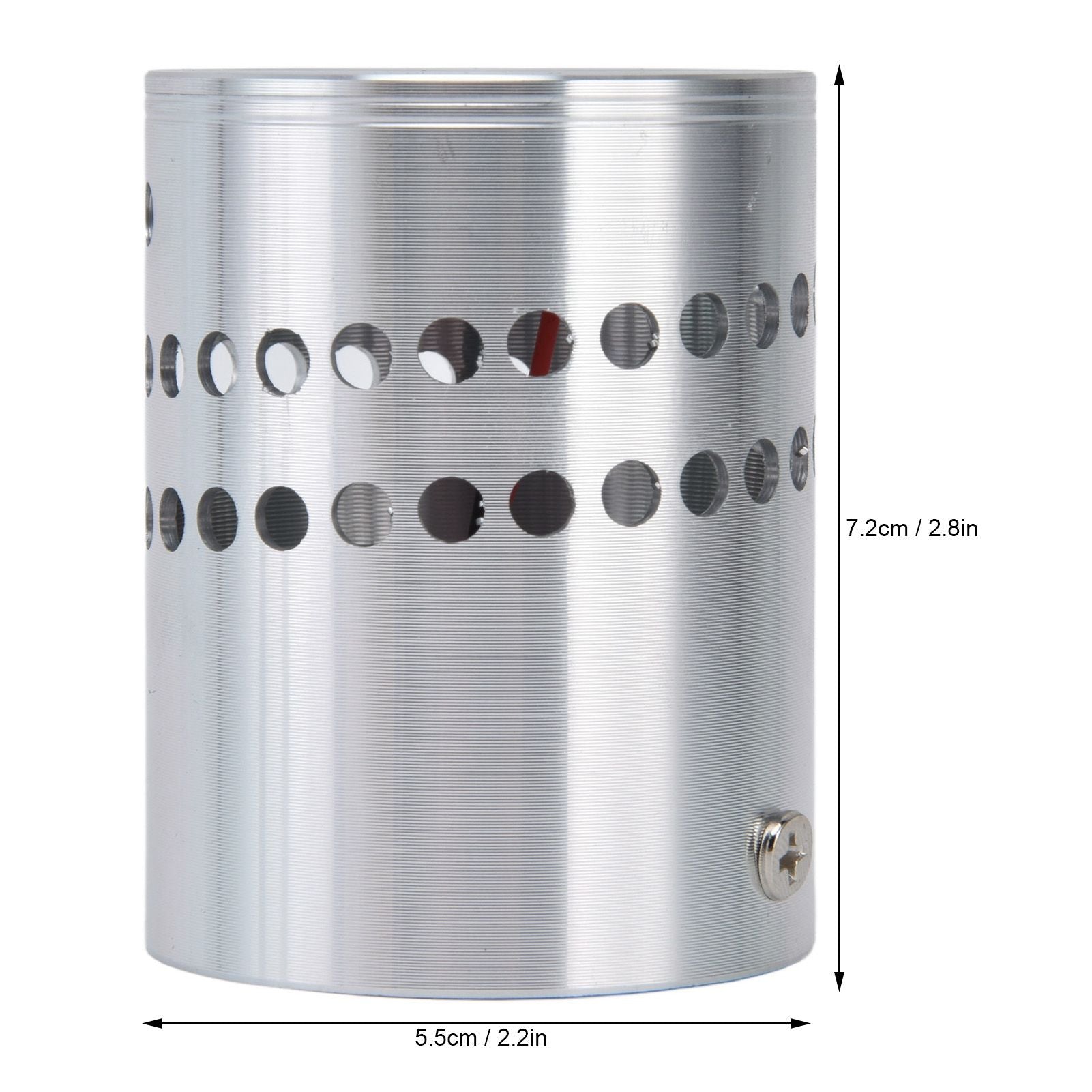 LED Aluminum Spiral Hole Wall Light Corrosion Resistance 3W Dimmable Spiral Lamp for Porch Living RoomGreen
