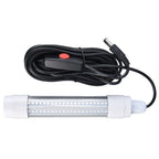 Fishing Light 126 LED IP68 Waterproof 1000lm Submersible Night Fish Finder Lamp 13W AC12‑36VWhite Light