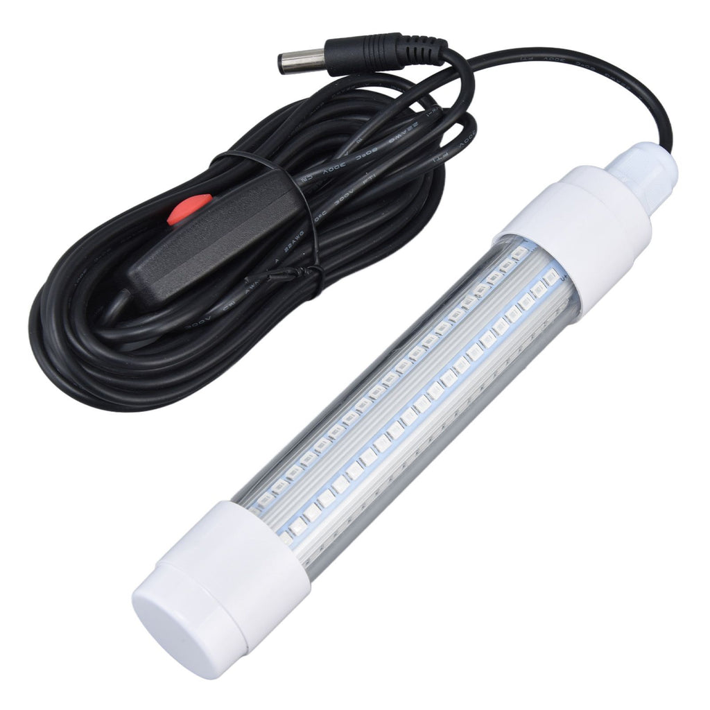 Fishing Light 126 LED IP68 Waterproof 1000lm Submersible Night Fish Finder Lamp 13W AC12‑36VGreen Light