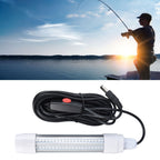 Fishing Light 126 LED IP68 Waterproof 1000lm Submersible Night Fish Finder Lamp 13W AC12‑36VGreen Light