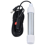 Fishing Light 126 LED IP68 Waterproof 1000lm Submersible Night Fish Finder Lamp 13W AC12‑36VBlue Light