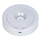LED Display Base USB RGB Colorful Light Rotating Crystal Display Base Stand for Bottle Jewellery Handicraft