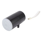 Electric Vacuum Pump USB Charging Inflatable Pump with 4 Lighting Gear for Outdoor Camping Black