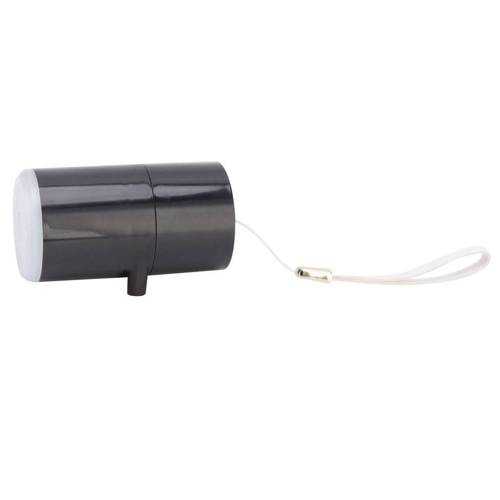 Electric Vacuum Pump USB Charging Inflatable Pump with 4 Lighting Gear for Outdoor Camping Black