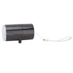 Electric Vacuum Pump USB Charging Inflatable Pump with 4 Lighting Gear for Outdoor Camping Black