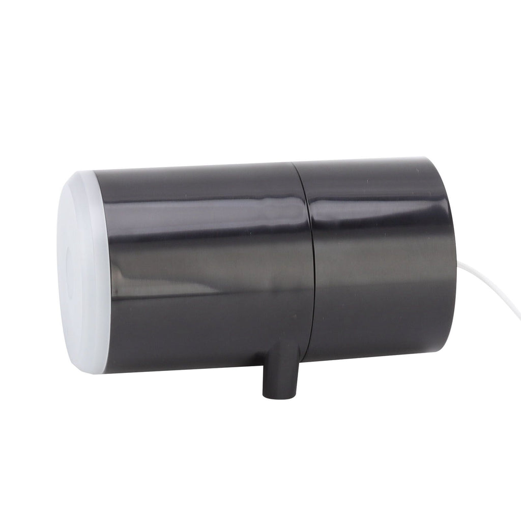 Electric Vacuum Pump USB Charging Inflatable Pump with 4 Lighting Gear for Outdoor Camping Black