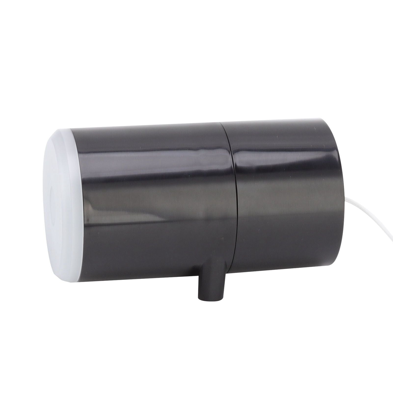 Electric Vacuum Pump USB Charging Inflatable Pump with 4 Lighting Gear for Outdoor Camping Black