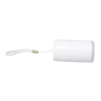 Electric Vacuum Pump USB Charging Inflatable Pump with 4 Lighting Gear for Outdoor Camping White