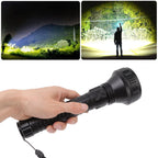 SST40 Powerful Flashlight Three Light Modes Long Range Torch Emergency Flashlight for Outdoor Adventure Camping Hiking