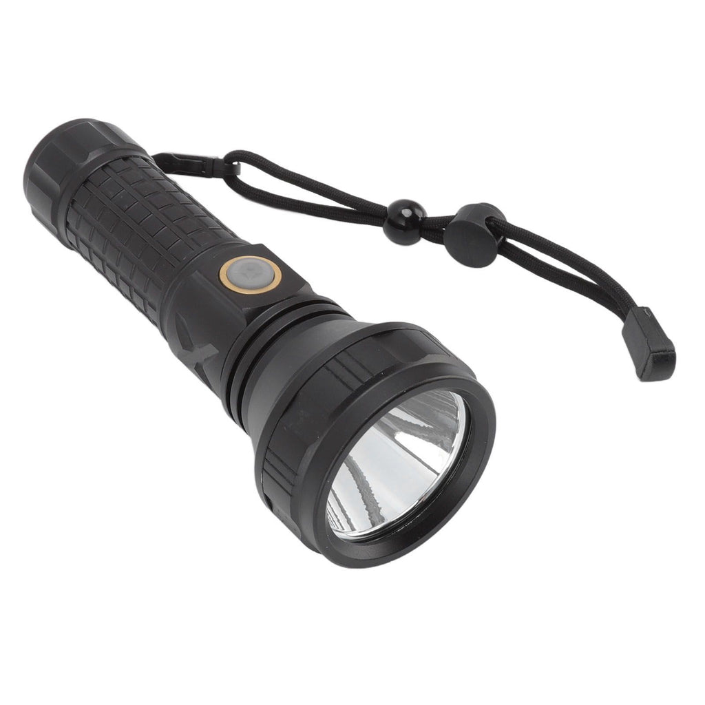 Flashlight Aluminum Alloy 8000lm Three Light Modes Waterproof Flashlight for Household Emergency Camping Hiking Traveling