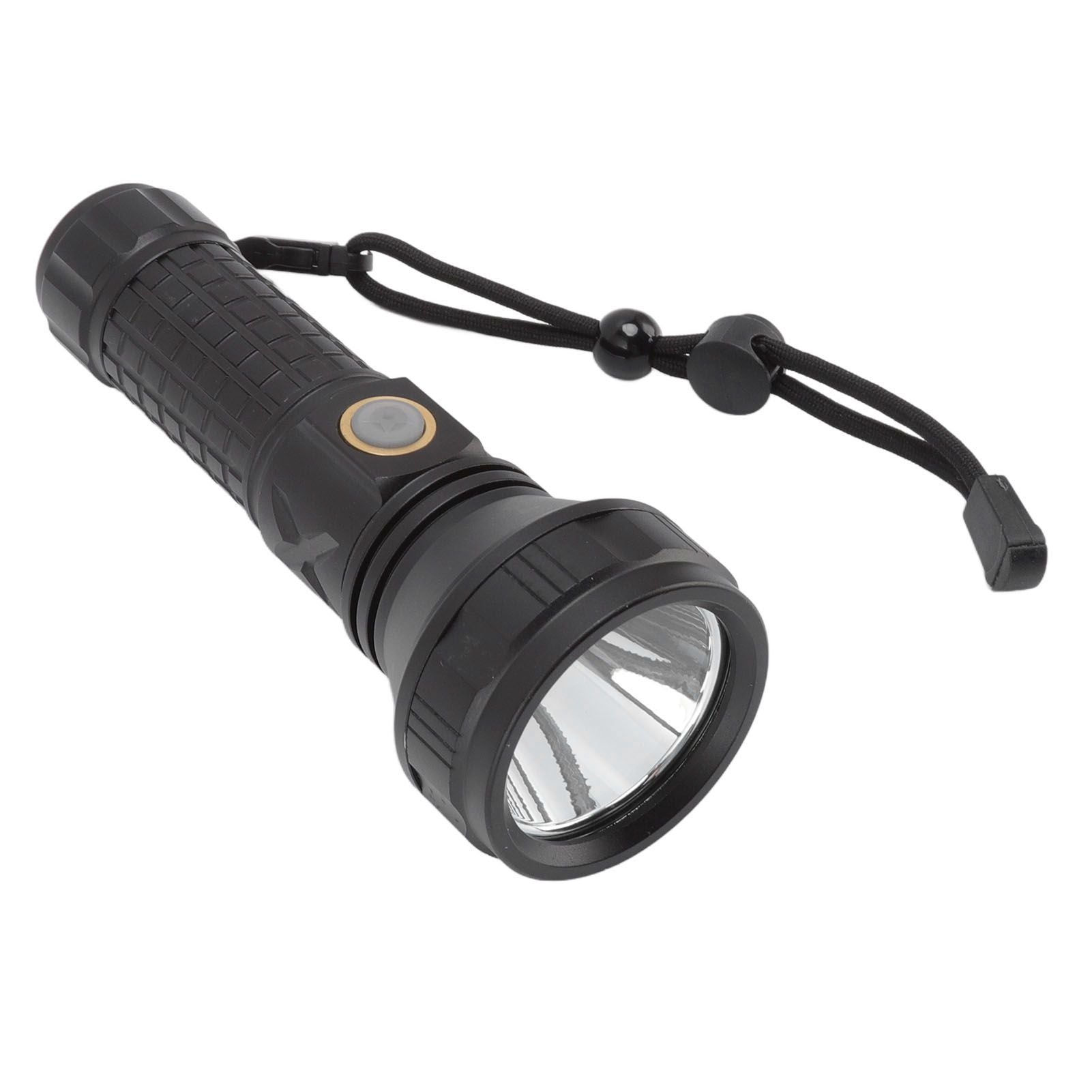 Flashlight Aluminum Alloy 8000lm Three Light Modes Waterproof Flashlight for Household Emergency Camping Hiking Traveling